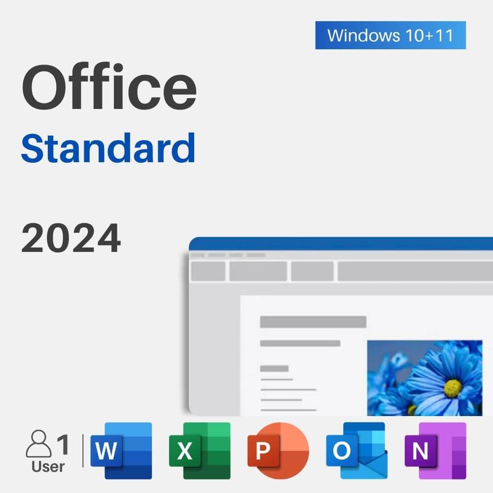 Office 2024 Standard for Windows PC (Digital Delivery, Lifetime Access)