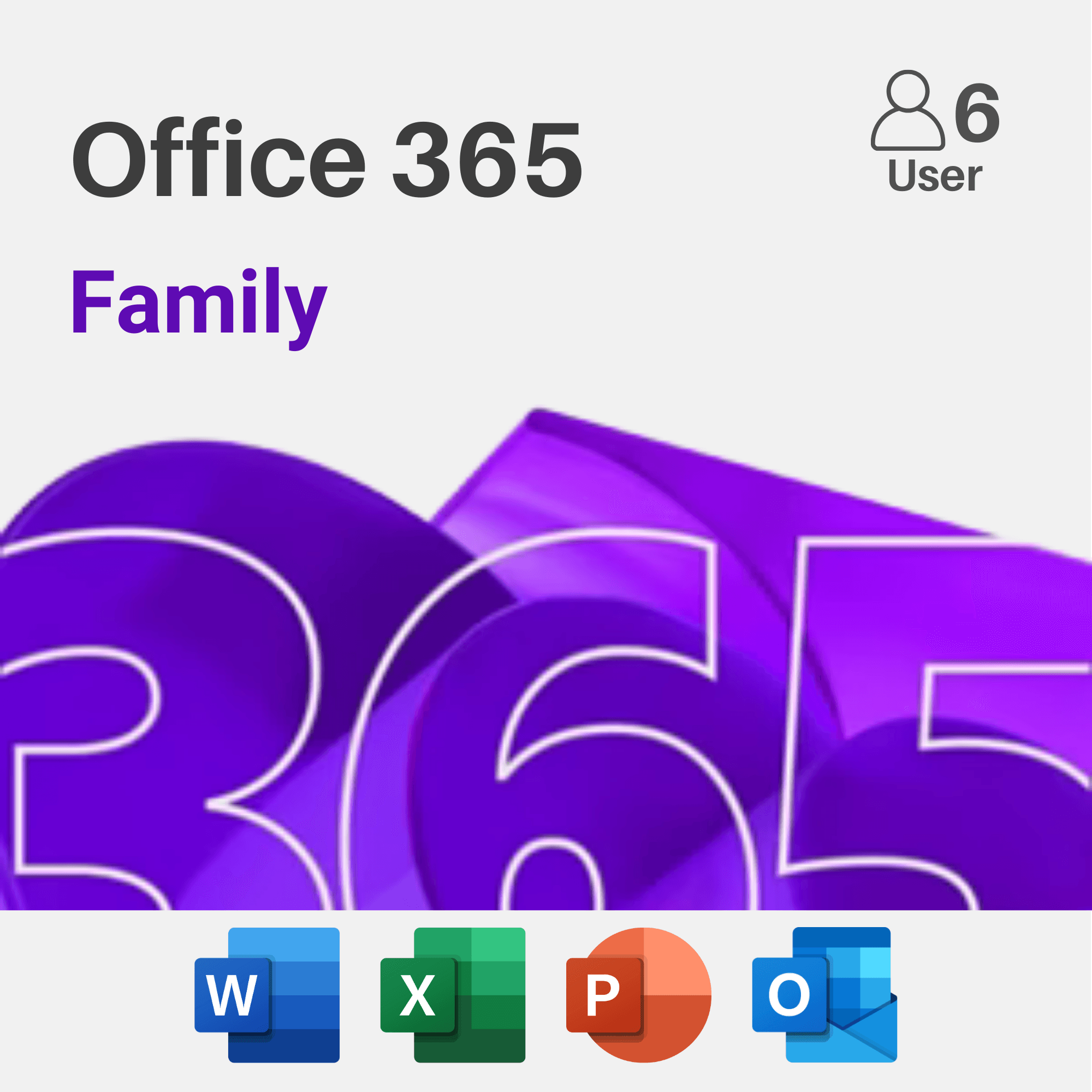 Microsoft 365 Family β 12 Month Subscription (up to 6 users)